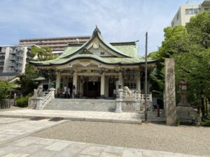 なんば八坂神社の本殿